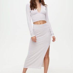 Aritzia Wilfred Free Shield Skirt - Blue